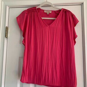 Philosophy Cap Sleeve Hot Pink XS Silky Feel top